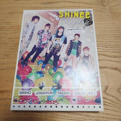 CD+DVD SHINee Japan Debut Single Album Replay with Taemin Photocard - Image 2