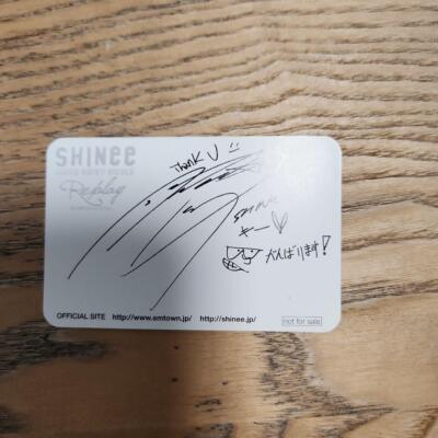 CD+DVD SHINee Japan Debut Single Album Replay with Taemin Photocard - Image 4