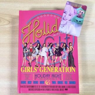 CD SNSD Girls Generation Korea The 6th ALBUM Holoday with SUNNY Photocard