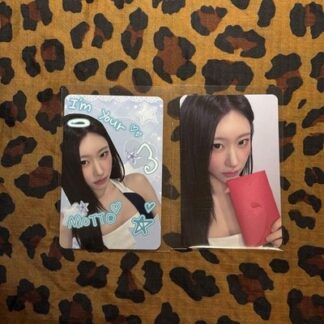 itzy motto makestar Chaeryeong Photo Card 2pcs