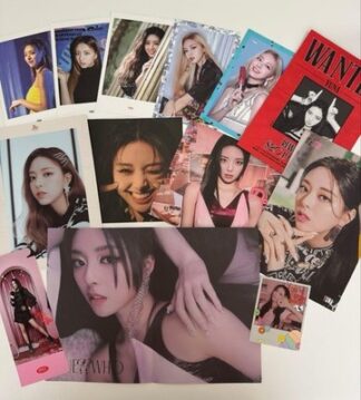 ITZY YUNA Official Postcard Set Mini Poster Bonus Bundle