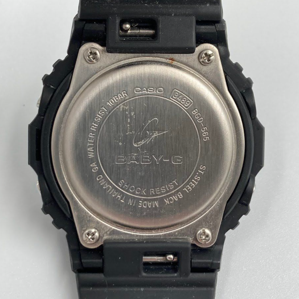 Casio Women's Digital Watch Baby-G Chronograph Black Resin Strap BGD-565-1CR - Image 3
