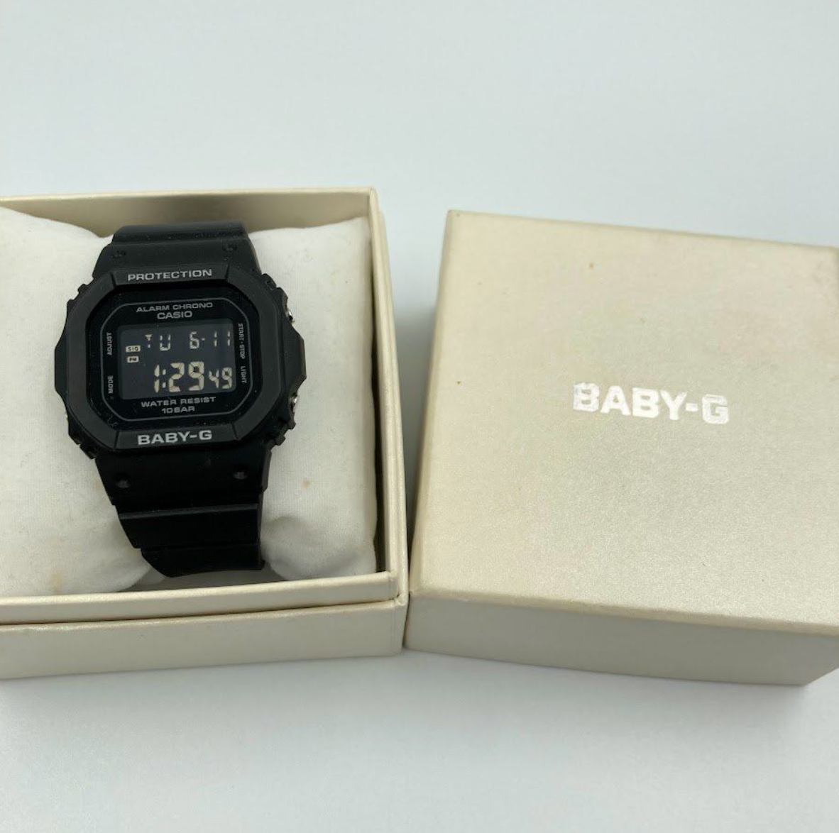 Casio Women's Digital Watch Baby-G Chronograph Black Resin Strap BGD-565-1CR - Image 9