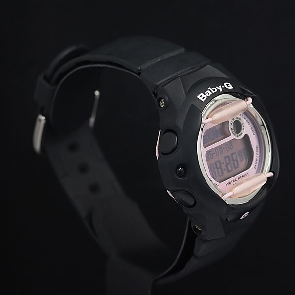 Casio Women's Watch Baby-G World-Time Digital Dial Black Resin Strap BG169M-1 - Image 2