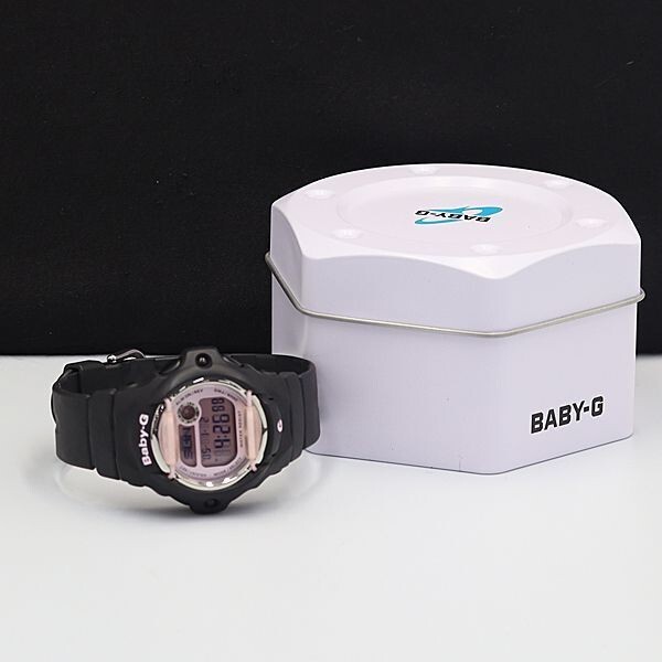 Casio Women's Watch Baby-G World-Time Digital Dial Black Resin Strap BG169M-1 - Image 5