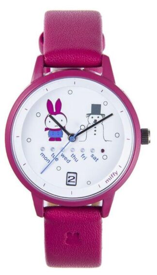Miffy x Ginza Tenshodo Collaboration Dick Bruna Watch Winter Purple Quartz Japan