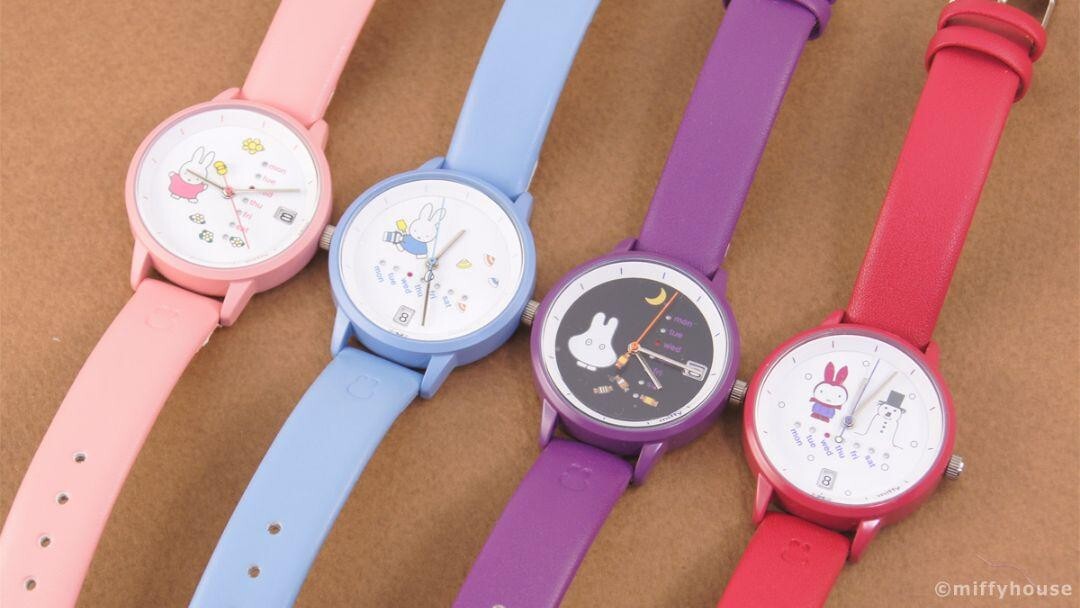 Miffy x Ginza Tenshodo Collaboration Dick Bruna Watch Winter Purple Quartz Japan - Image 4