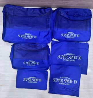 SUPER JUNIOR SuJu SUPERSHOW10 core Uncon Admission Bonus Travel Pouch Set