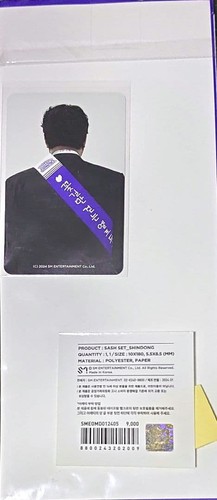 SUPER JUNIOR Shindon sash set with Photo Card